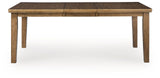 Urbinforte - Dining Room Butterfly Extension Table - Light Brown
