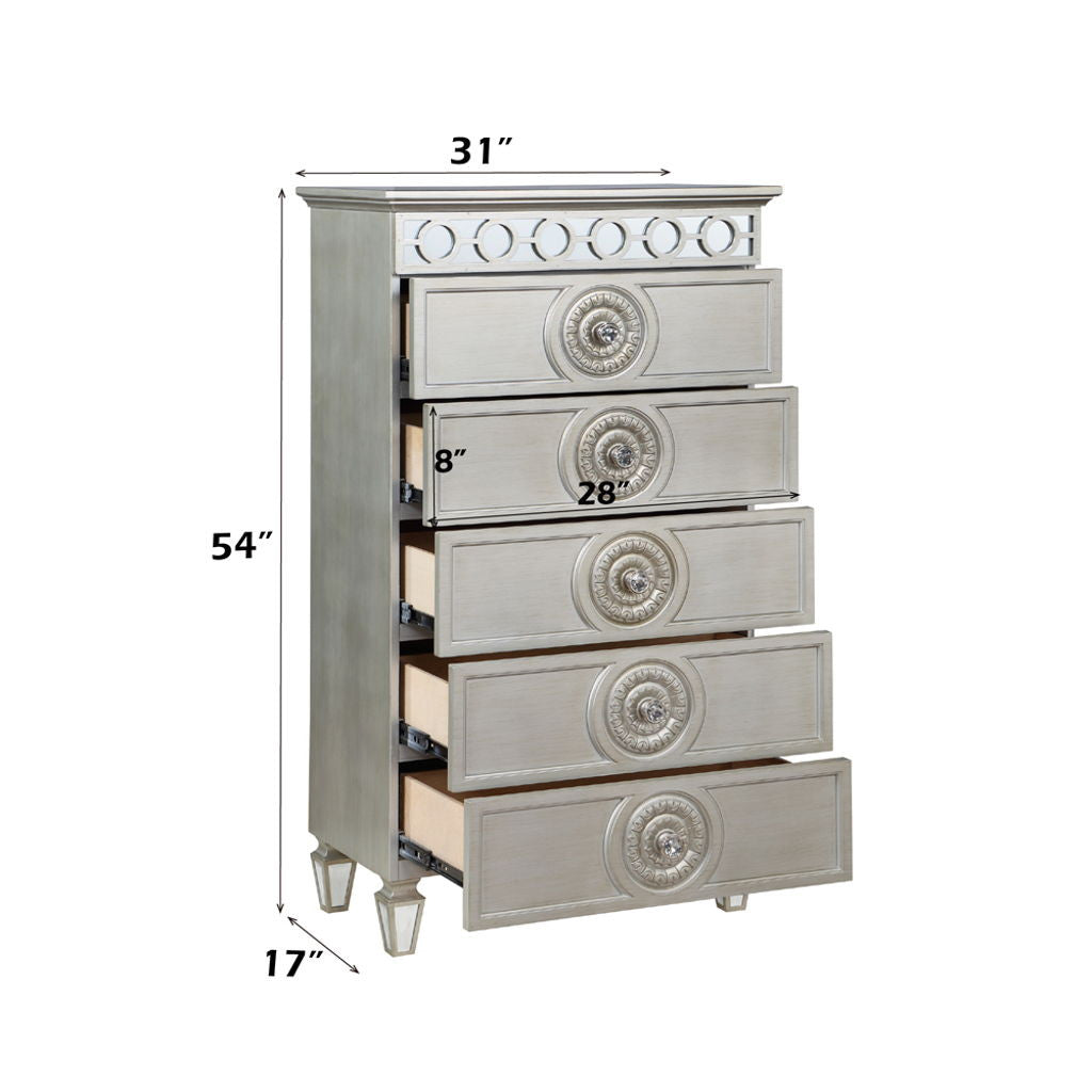 Varian - Chest - Silver & Mirrored