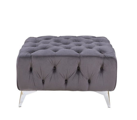 Wugtyx - Ottoman - Dark Grayvelvet