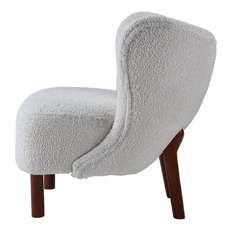 Zusud - Accent Chair - White Teddy Sherpa