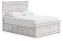 Makidern - Panel Storage Bed