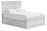 Makidern - Panel Storage Bed