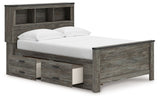 Frandern - Bookcase Panel Bed