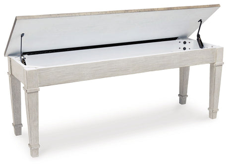 Skempton - Storage Bench - White