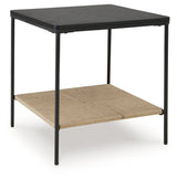 Minrich - Accent Table - Black / Natural
