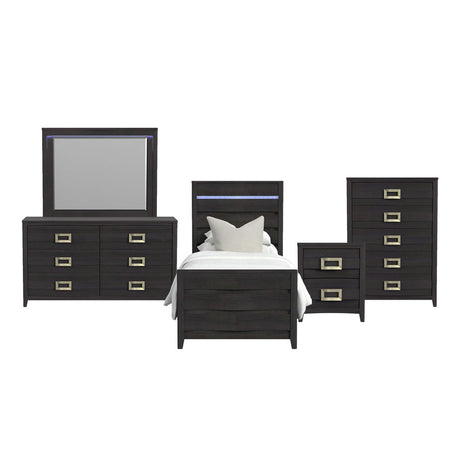 Tobias - Bedroom Set With LED
