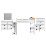 Hampton Kids - Loft With Staircase And Desk With Speaker Bedroom Set