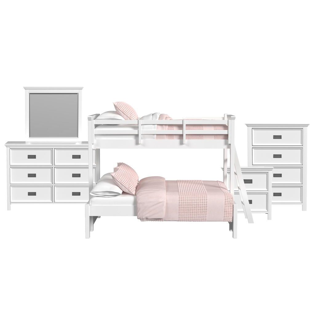 Hampton Kids - Bunk With Ladder Bedroom Set
