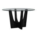 Oregon - Round Table With Glass Top