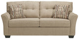 MAURITUS Tan 80" Wide Full Sofa Sleeper