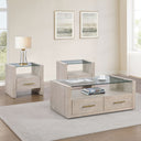 Garland - 3 Piece Table Set, Glass Top