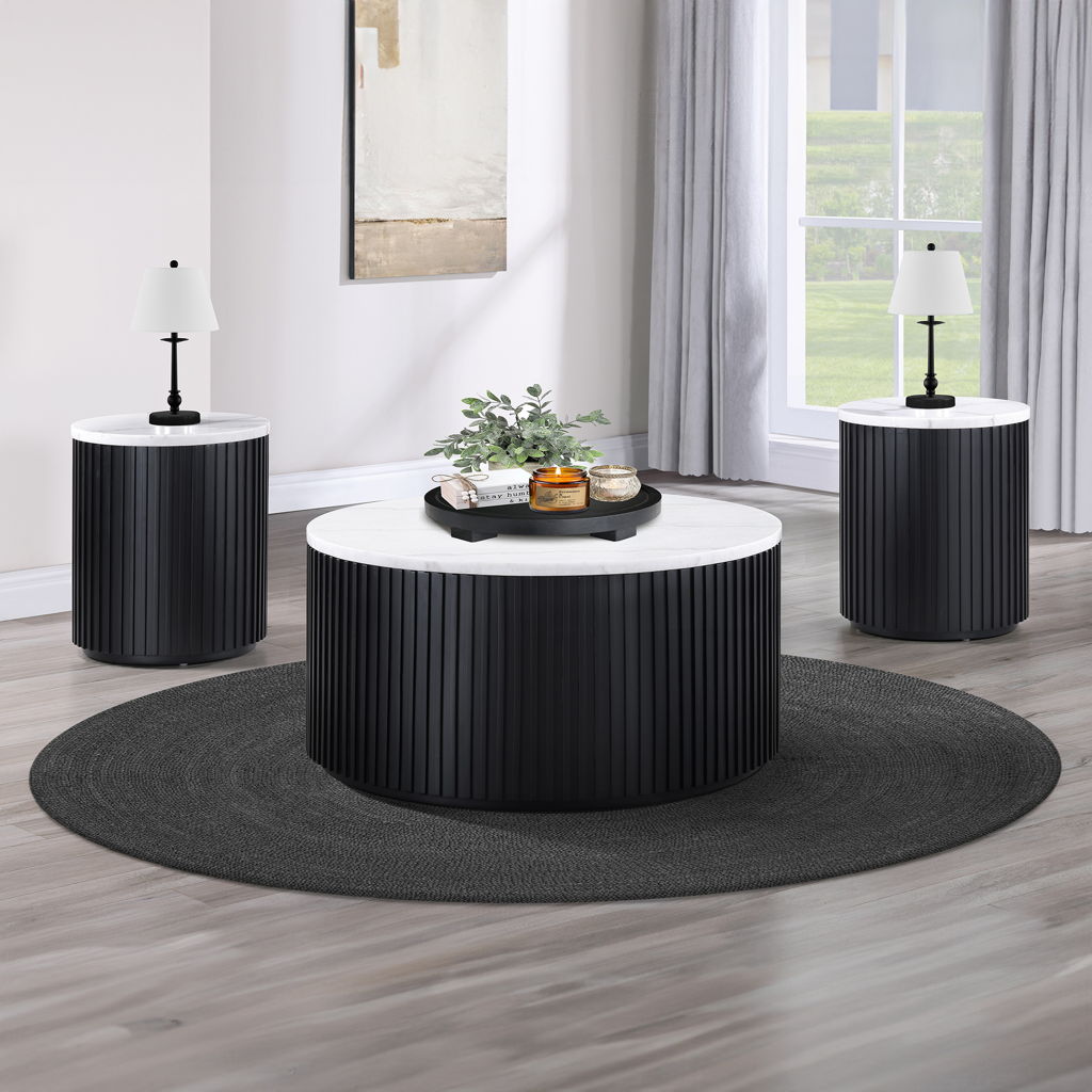 Colvin - 3 Piece Set With Marble Top