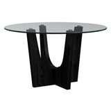 Oregon - Round Table With Glass Top