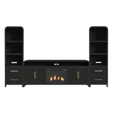 Ridgemont - 4 Piece Entertainment Unit With 82" TV Console