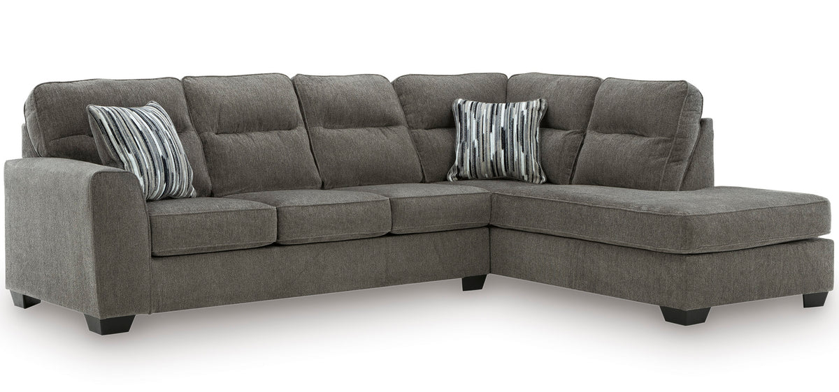 HARRISON Gray 117" x 88" Sectional