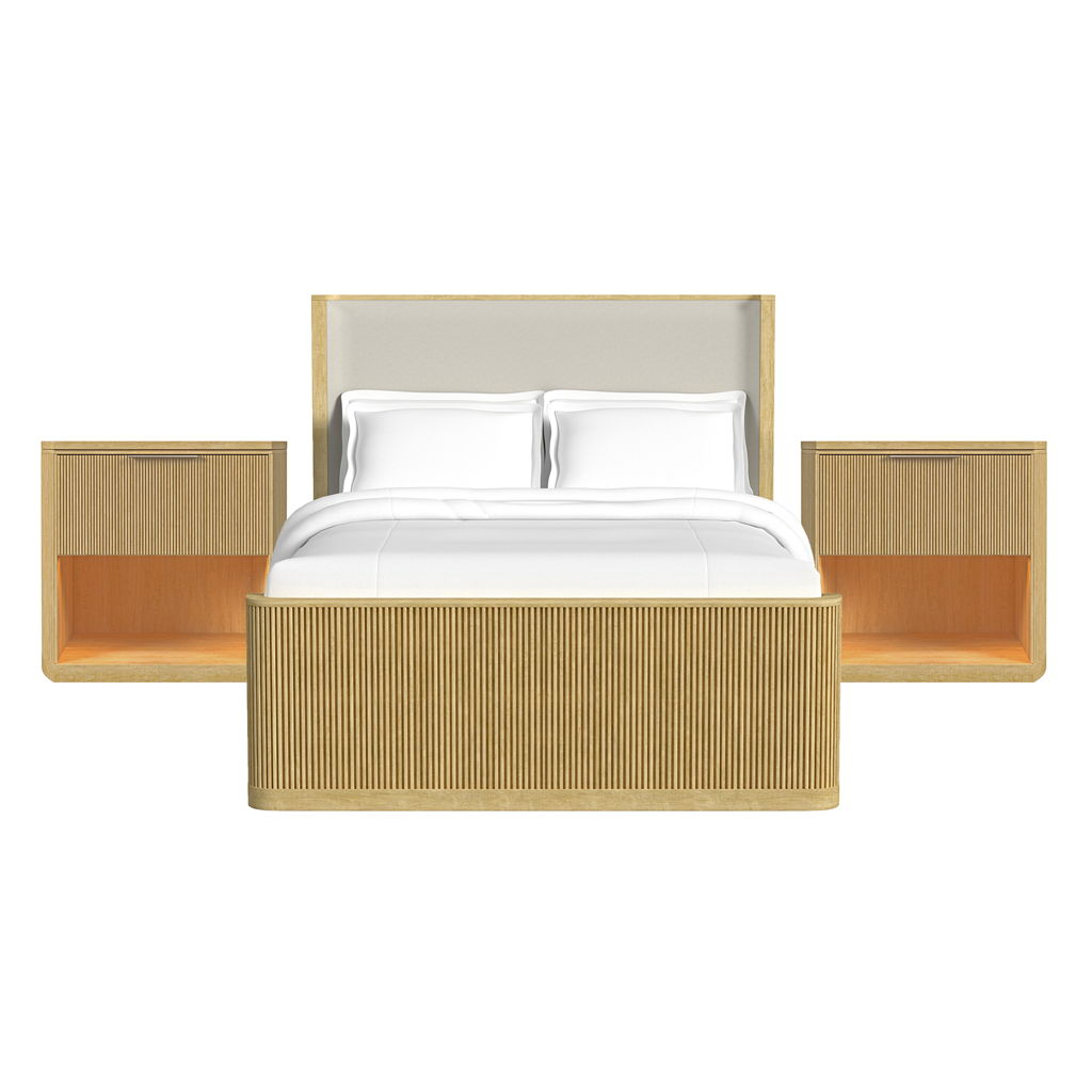 Sylvie - Bedroom Set With Upholstered Bed