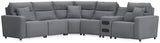Modmax II - Reclining Sectional - Salt And Pepper