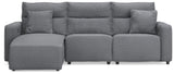 Modmax II - Reclining Sectional - Salt And Pepper
