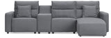 Modmax II - Reclining Sectional - Salt And Pepper