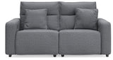 Modmax II - Reclining Sectional - Salt And Pepper