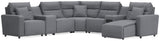 Modmax II - Reclining Sectional - Salt And Pepper