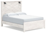 Gerridan - Panel Bed With Sconces