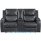 Luna - Power Console Loveseat