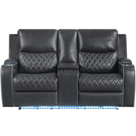 Luna - Power Console Loveseat