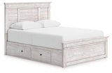 Makidern - Panel Storage Bed