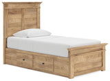 Makidern - Panel Storage Bed