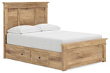 Makidern - Panel Storage Bed