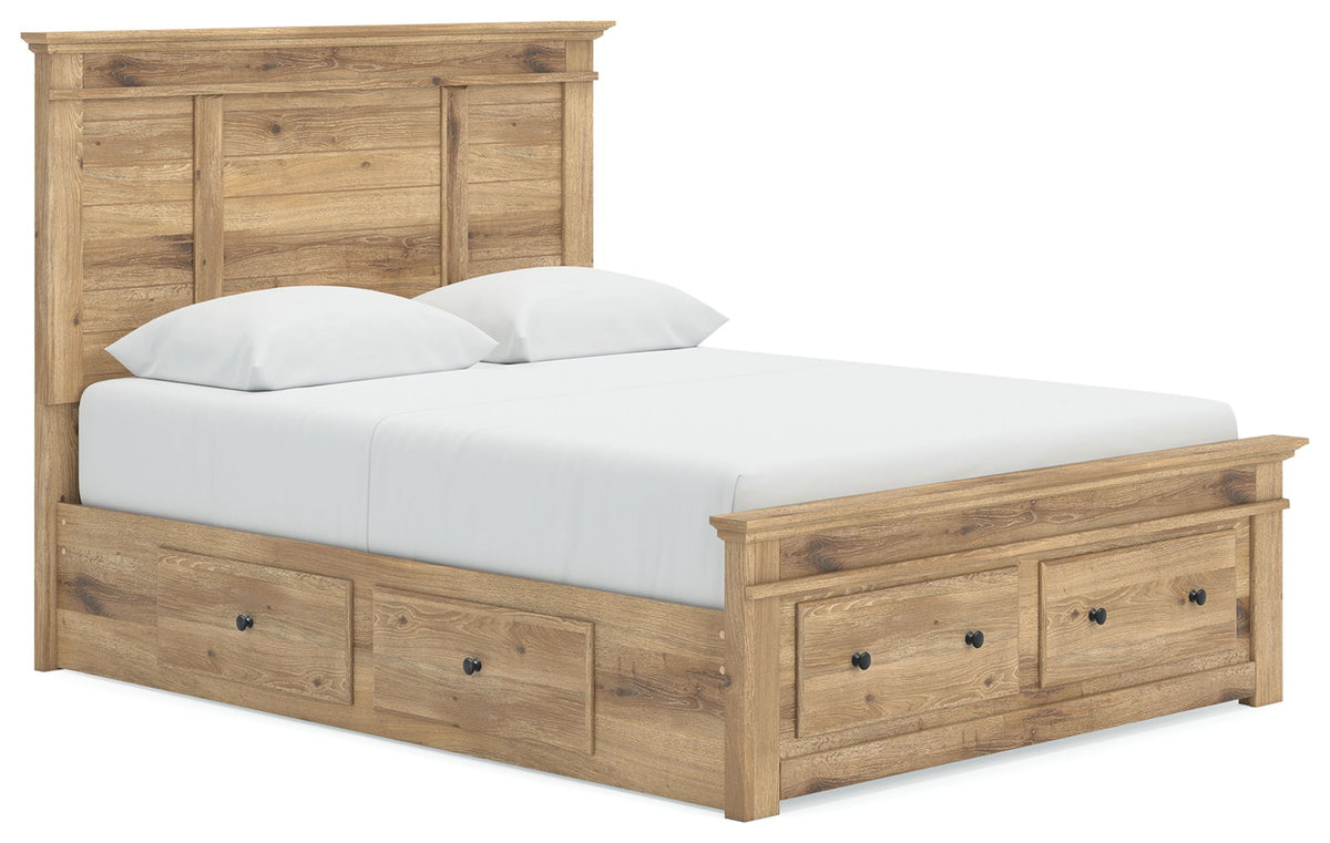 Makidern - Panel Storage Bed