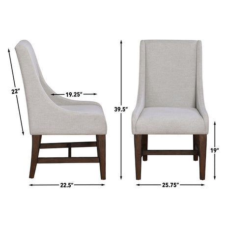 Auburn - Arm Chair - White