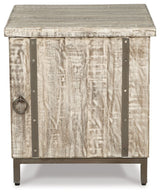 Laddford - Accent Cabinet - Shelf - Whitewash