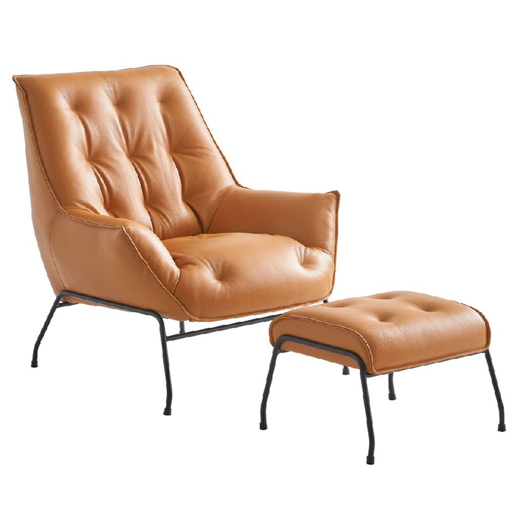 Zusa - Accent Chair & Ottoman