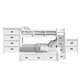 Hampton Kids - Bunk With Staircase And Trundle Bedroom Set