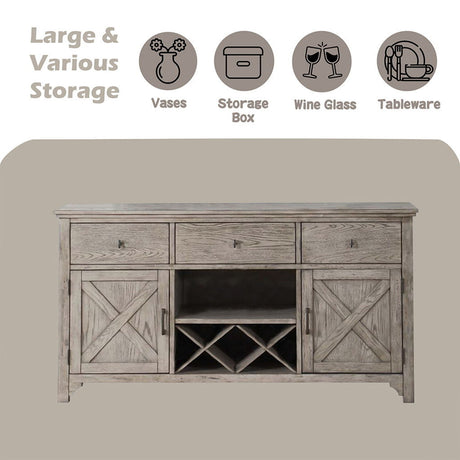Rocky - Server - Gray Oak
