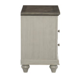 Mossbrook - Nightstand - Gray / Brown