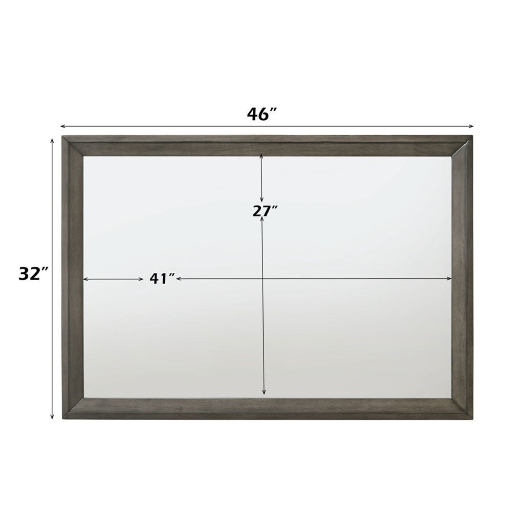 Escher - Mirror - Gray Oak