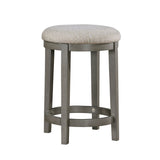 Auburndale - Counter Height Stool (Set of 2) - Dark Gray / Beige