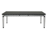 Varian II - Dining Table - Mirrored & Black