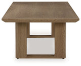 Serene Bay - Rectangular Cocktail Table - Dark Brown