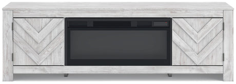 Cayboni - LG TV Stand With Fireplace Option