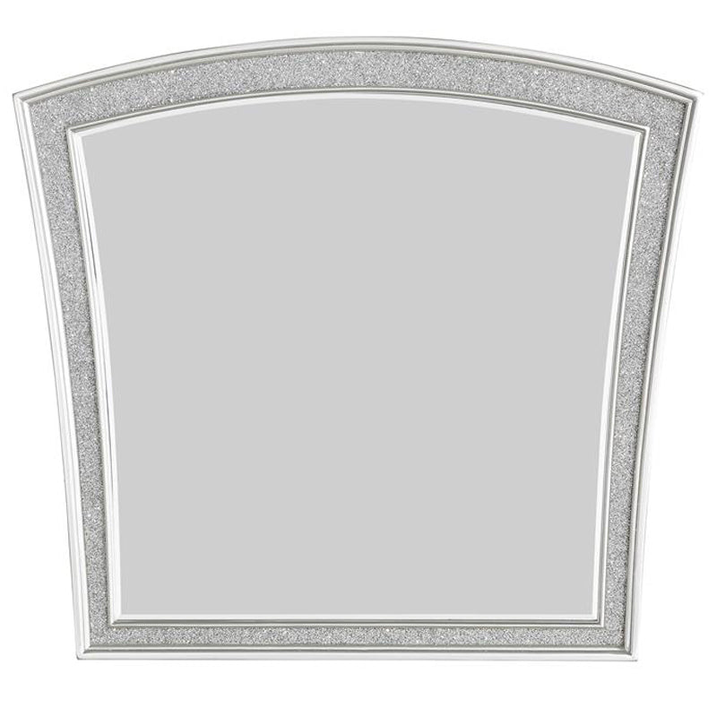 Precious Platinum Rhinestones Dresser & Mirror