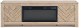 Cayboni - LG TV Stand With Fireplace Option