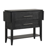 Sable Crest - Drop Leaf Server - Black