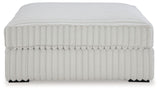 Stupendous - Oversized Accent Ottoman - Alloy