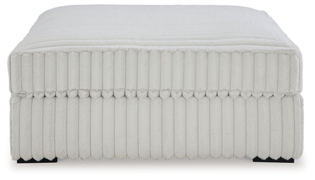 Stupendous - Oversized Accent Ottoman - Alloy