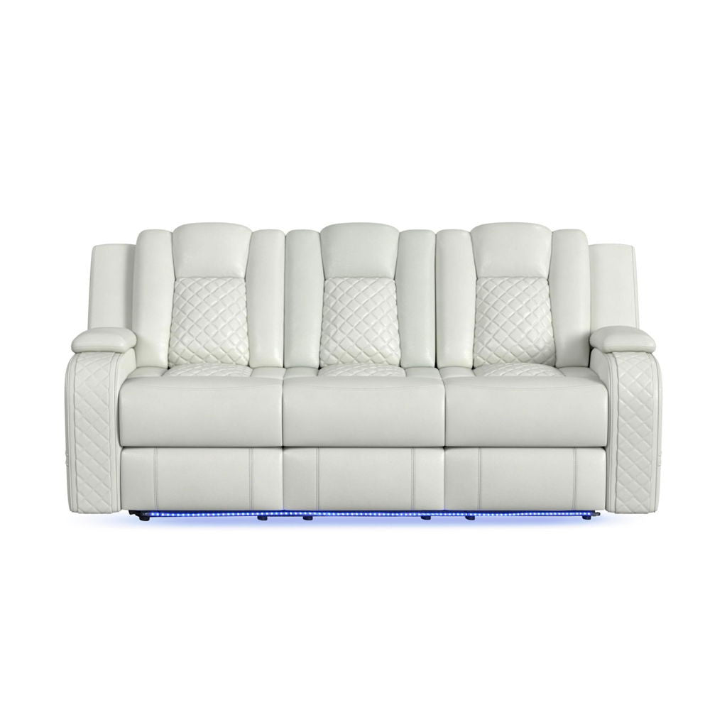 Carlo - Power Motion Sofa With Power Headrest, Dropdown Table, Power Strip, LED And Reading Light