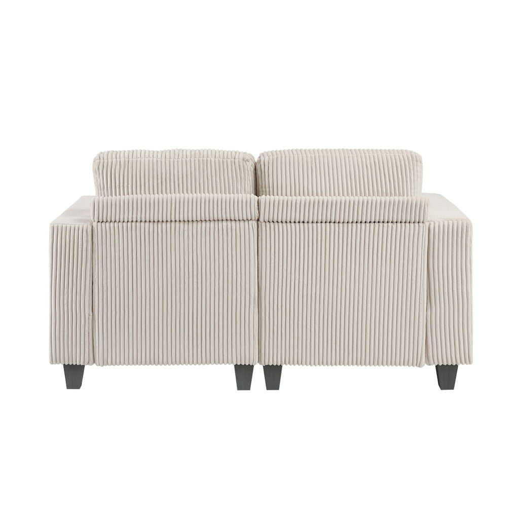Walterboro - Loveseat With Storage, Storage Pouches And Charging Ports